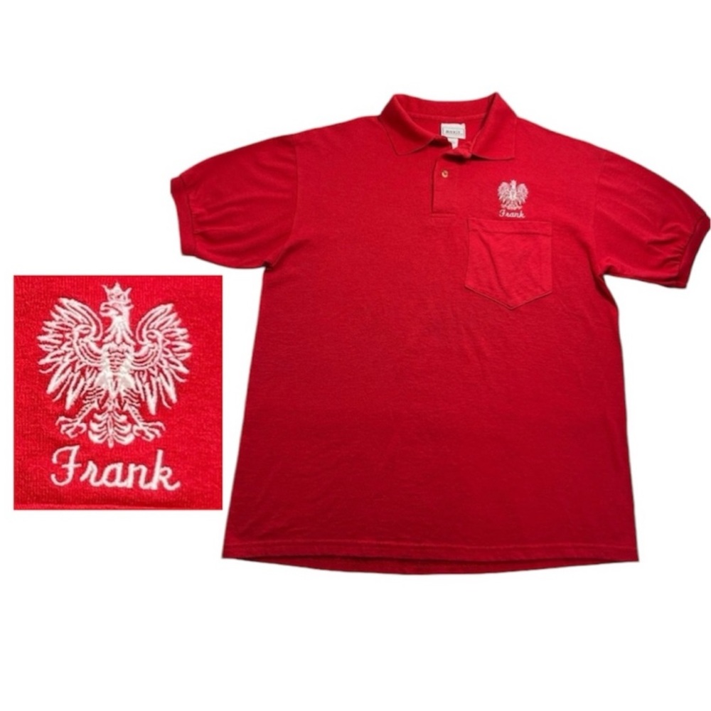 VTG “Frank” Polo/Golf Shirt Medium by Anvil - Pocket Embroidery